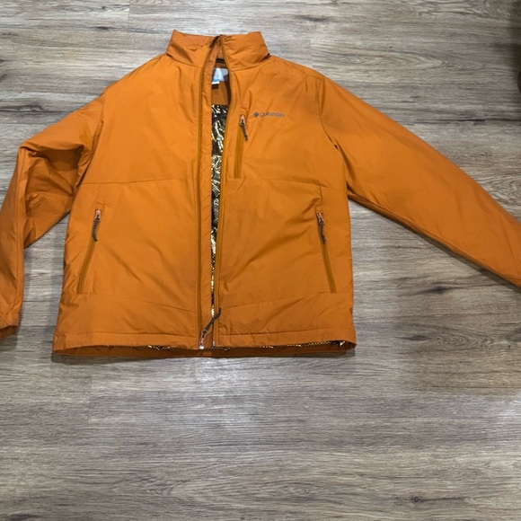 Columbia Other - Columbia Men's burnt orange; size M Omni heat Infinity; light puffer